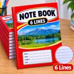6-Line Exercise And School Note Book