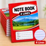 4-Line Exercise & School Note Book