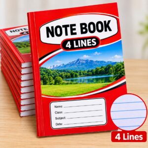 4-Line Exercise & School Note Book