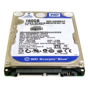 Western Digital 160GB WD1600BEVT 5400RPM Laptop Hard Disk Drive