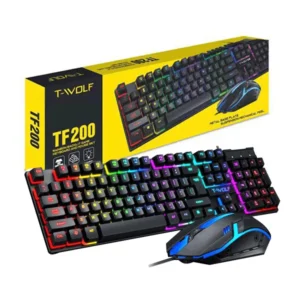 TF 200 Rainbow Backlit Game Keyboard And Mouse Set