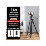 Weifeng WT-3520 Tripod Stand – Black - Image 3