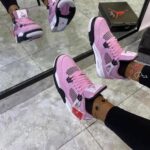 Nike Air Jordan 4 Retro Orchid Pink - Women's Sneakers | AJ4 Orchid