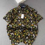 Men’s Short-Sleeve Geometric Print Shirt