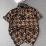 Men’s Short-Sleeve Retro Print Shirt