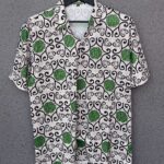 Stylish Baroque Green Floral Shirt ||  Green Elegance for Men