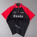 Trendy Men’s Streetwear – Rhude Racing Team Polo Shirt