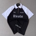 Street-Ready Style: Rhude Racing Team Polo Shirt for Men
