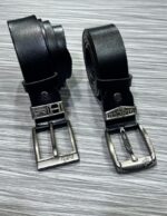 Premium Leather Belt Set - Classic Black and Brown Styles - Image 2
