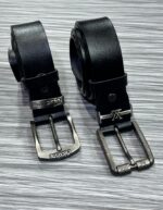 Premium Leather Belt Set - Classic Black and Brown Styles - Image 7