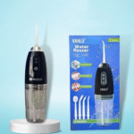Vanlu Water Flosser with 3 modes and 4 nozzles for dental cleaning