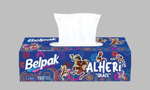 Belpak Alheri Grace 2-Ply Facial Tissues - Image 1