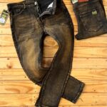 Stock Jeans Trousers || Vintage Brown Denim Trousers