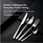 Oraimo HomeServe Smooth Edges Food-Grade 430 Steel Flatware Set (4 x 6 pcs)